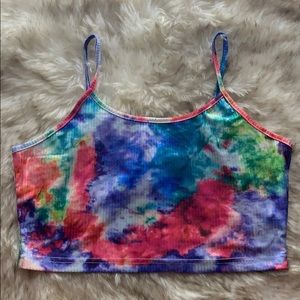 Tye dye crop top